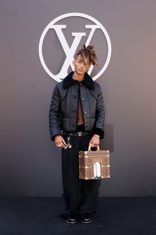 Jaden Smith at the Louis Vuitton runway show