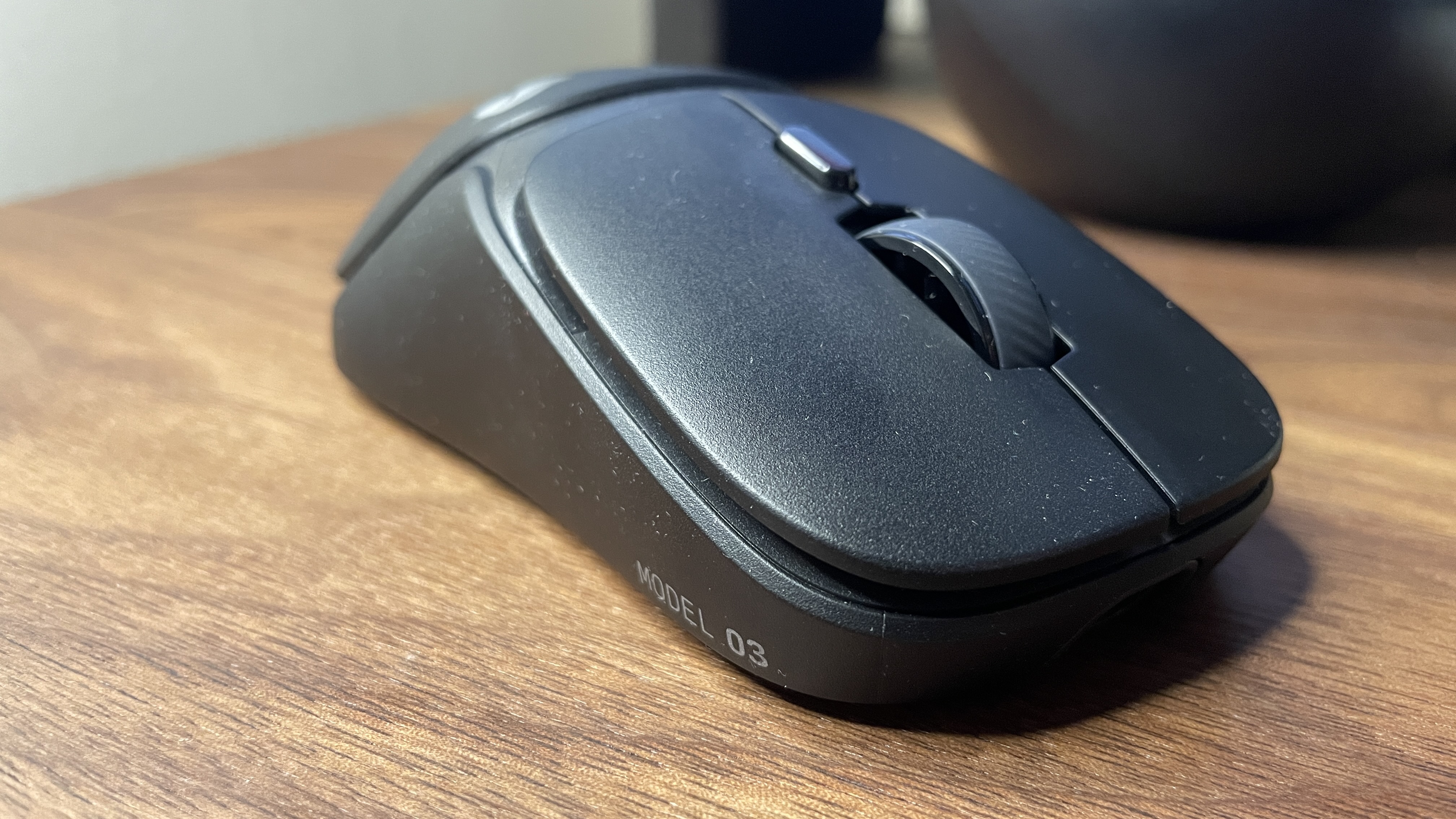 The Glorious Model O3 Wireless gaming mouse with hot swappable battery