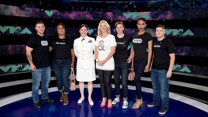 Transgender military members at VMAs