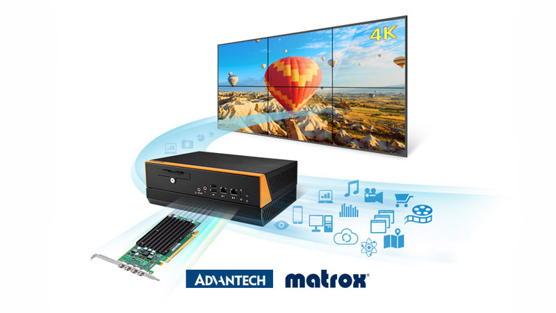 Advantech, Matrox Expand Video Wall Partnership