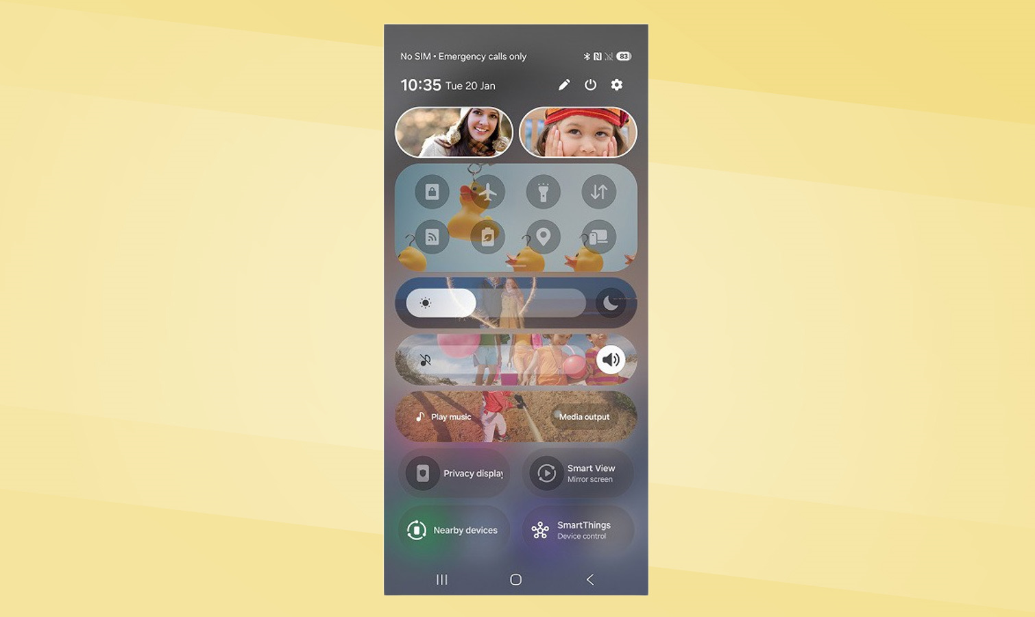 Leaked screenshot showing Galaxy S26 Ultra Privacy Display feature.