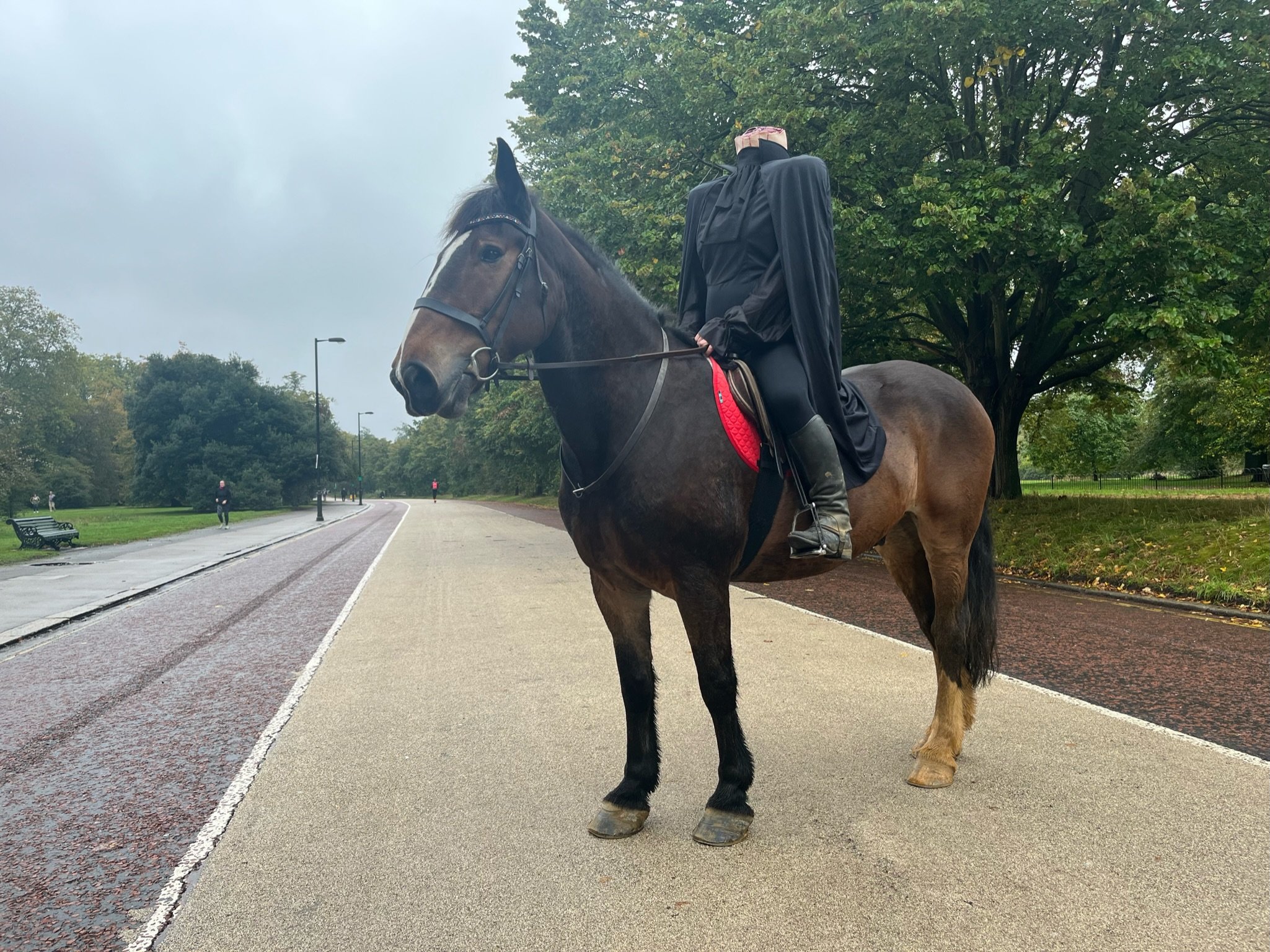The Headless Horseman of Hyde Park Stables
