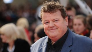 Actor Robbie Coltrane at the premiere of Harry Potter and The Deathly Hallows - Part 2 in July 2011 in London