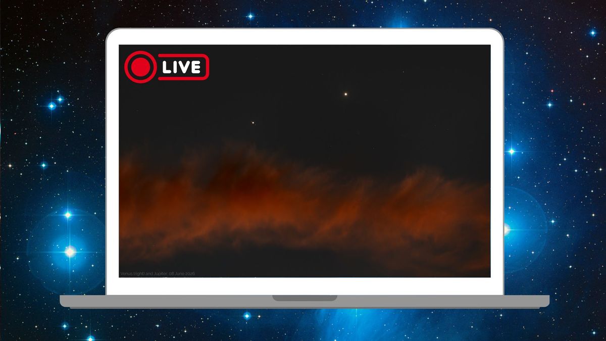 Watch the Jupiter-Venus conjunction unfold live online today