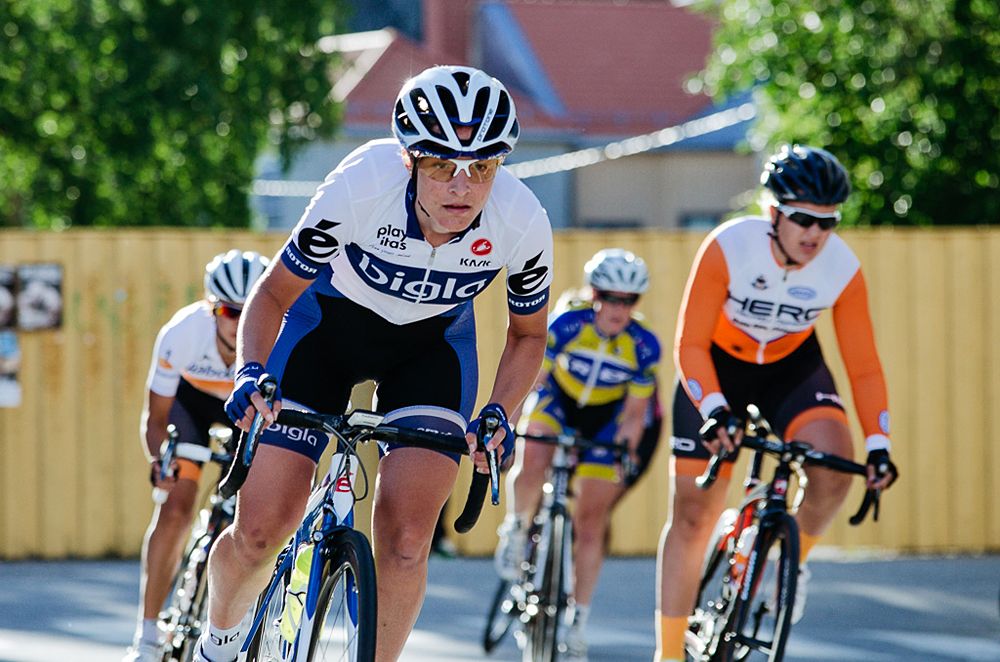 Solid first day back for Doris Schweizer (Bigla)