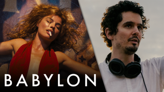 Margot Robbie In Babylon / Director Damien Chazelle On Set