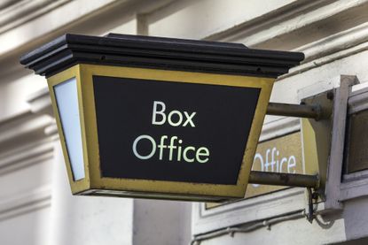 Box Office Sign at a Theatre in London