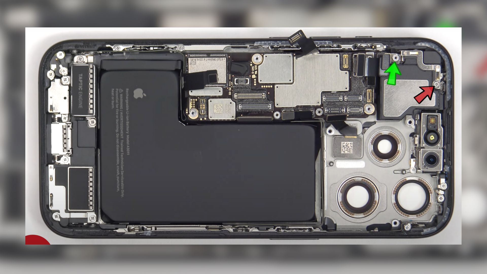 First iPhone 15 Pro Teardown Shows Large Graphite Film To Help