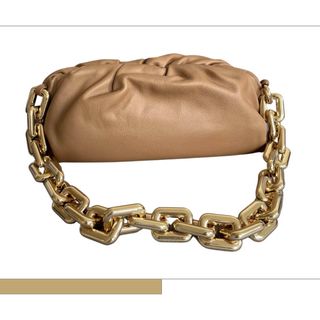 A Bottega Veneta chunky chain bag available from Vestiaire Collective