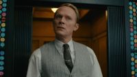 Vision (Paul Bettany) looks concerned in Avengers: Age of Ultron.