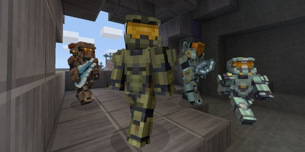 Minecraft de Xbox receberá expansão com personagens de Halo 5