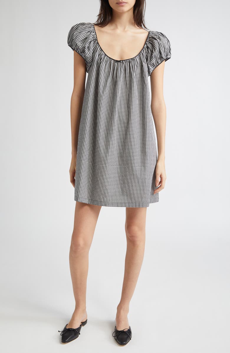 Julia Gingham Cotton Shirt Dress