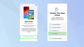 How to transfer data from Android to iPhone