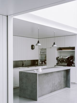Concrete kitchen at Studio Richter Mahr