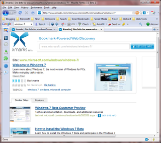 Xmarks: Mining Bookmarks