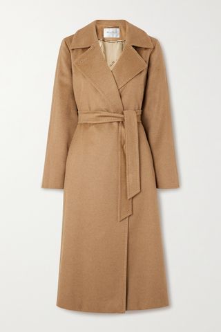 Manuela Icon Belted Camel Hair Coat