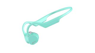 A pair of the Vidonn F3 headphones in mint green