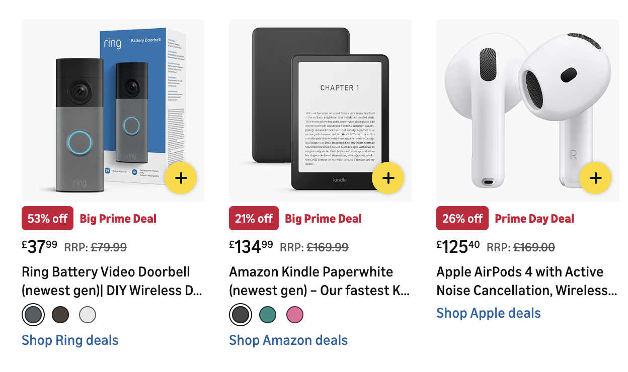 Prime day deals