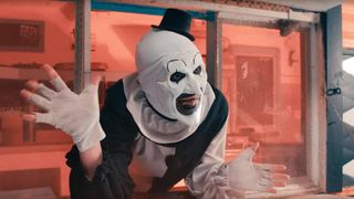 David Howard Thornton as Art the Clown in "Terrifier 2"