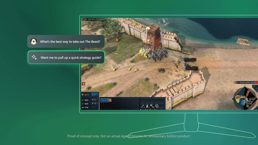 a screen showing copilot for gaming offering advice in a game