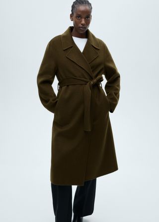 Belt Handmade Coat - Women | Mango Usa