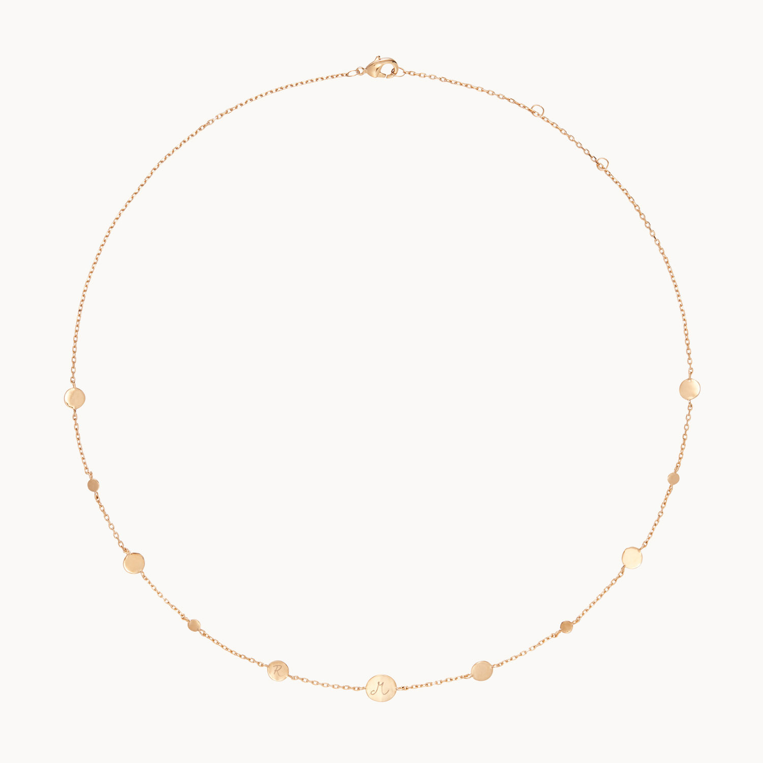 Personalised Initial Pastille Necklace