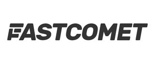 FastComet logo on white background