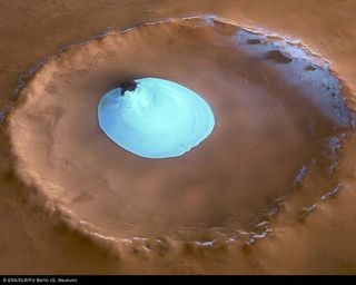 Ice Lake Found on Mars