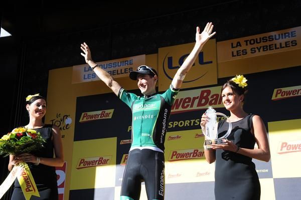 Pierre Roland (Europcar) celebrates his win