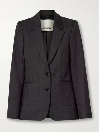 Reva Prince of Wales Checked Wool Blazer