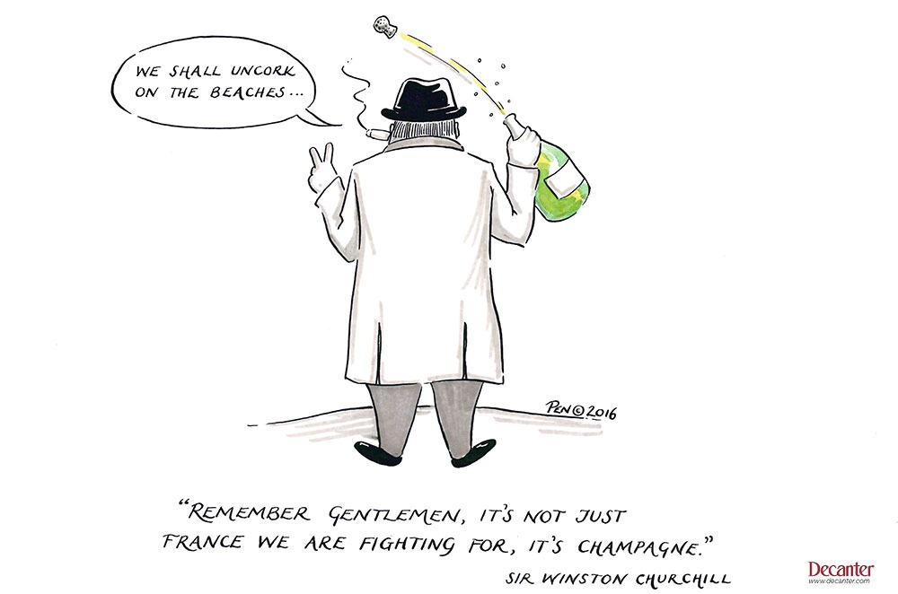 winston churchill, wine quote, decanter