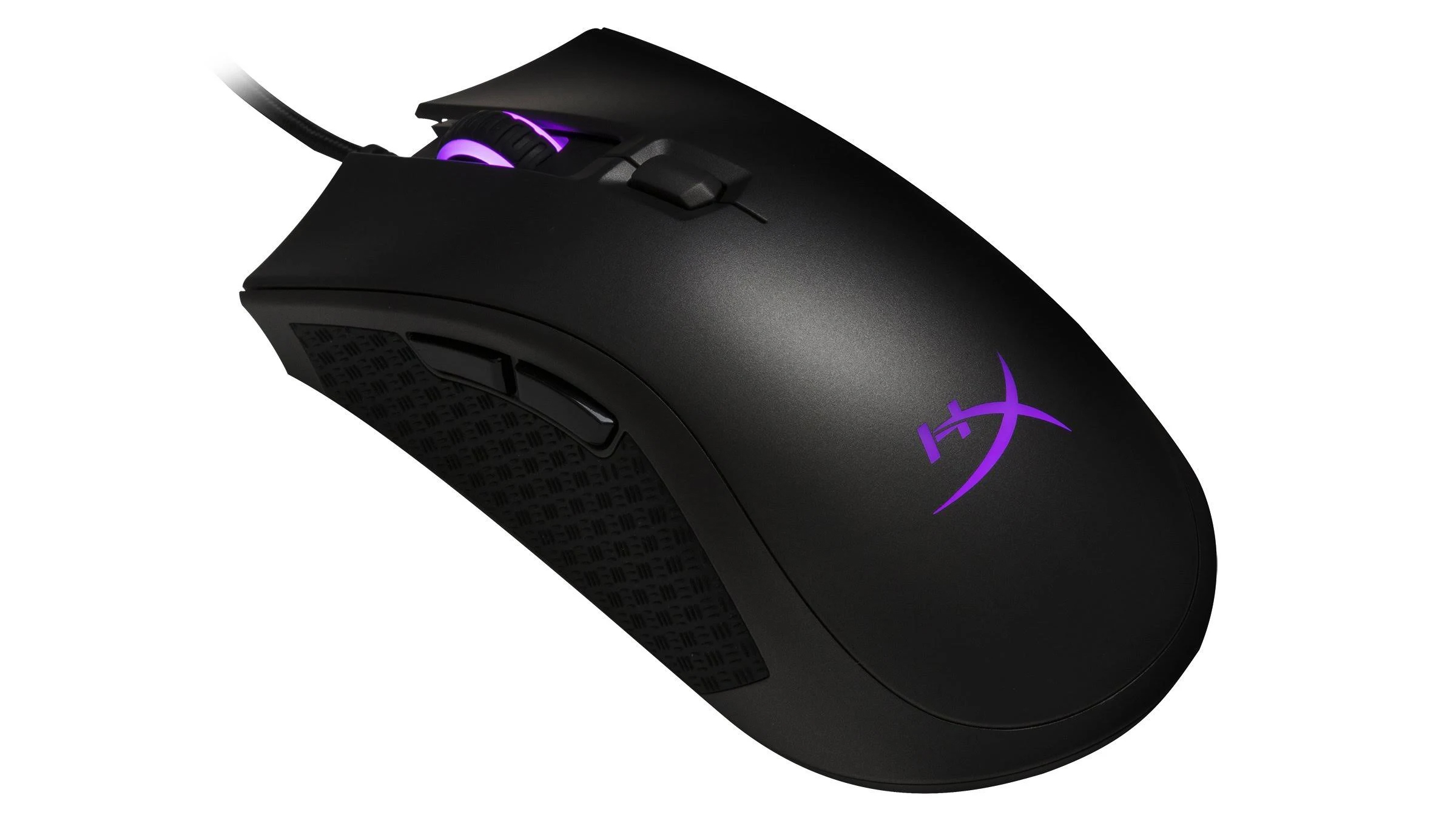 HyperX Pulsefire Dart sobre un fondo blanco