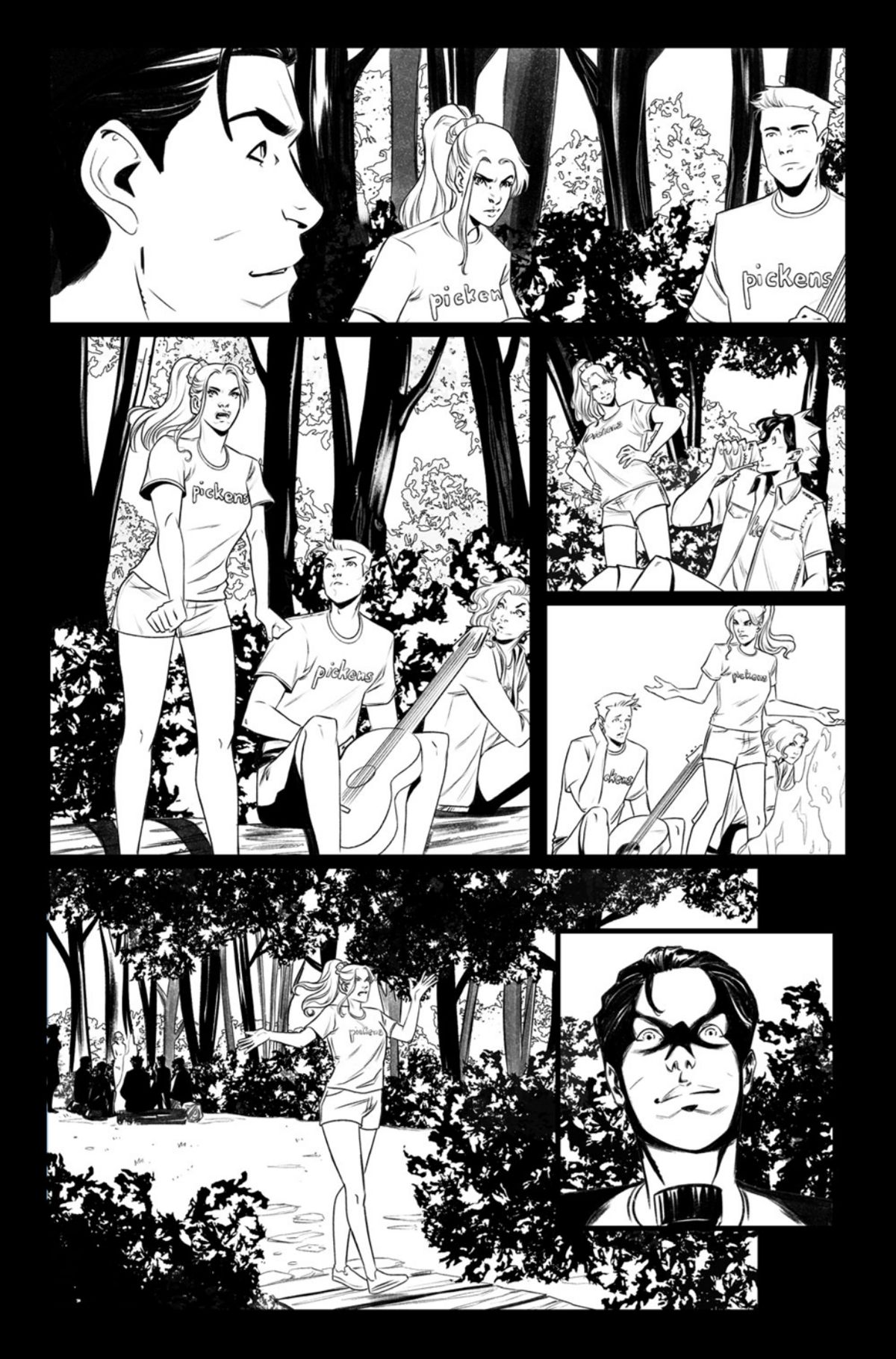 Archie Horror: Camp Perkins art
