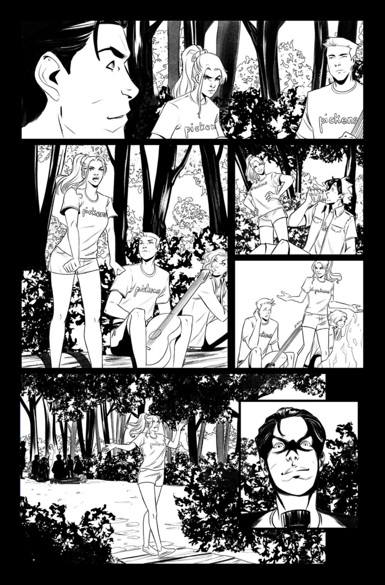 Archie Horror: Camp Perkins art