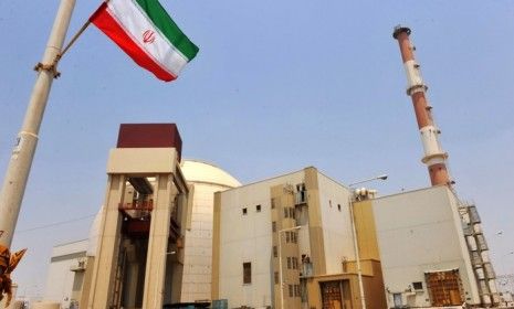 At the same time Iran unveiled its long-range bomber, it also began loading its nuclear power plant in Bushehr. Tensions are high over Iran&amp;#039;s nuclear program.