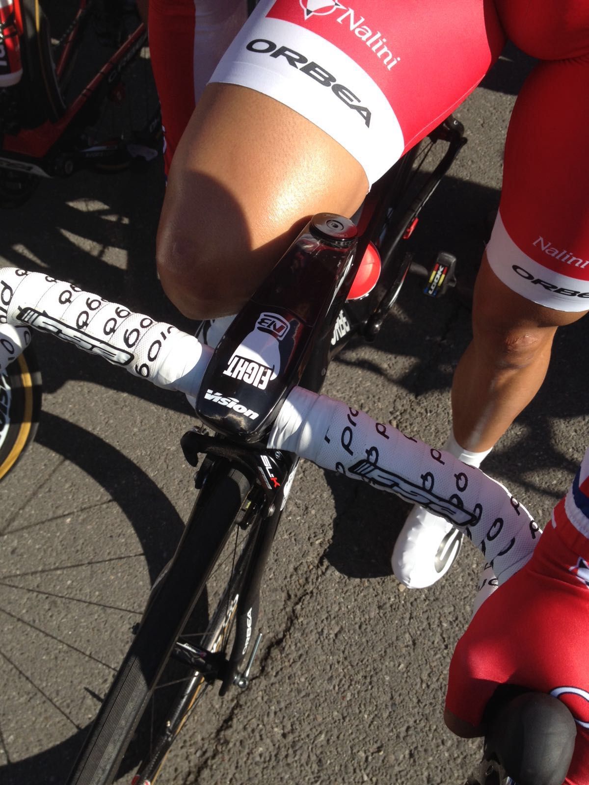 The message on Nacer Bouhanni's stem is pretty clear