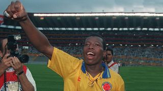 Faustino Asprilla Argentina 0-5 Colombia