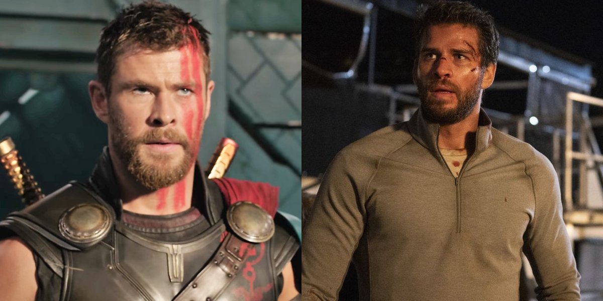 Chris Hemsworth and Liam Hemsworth side by side