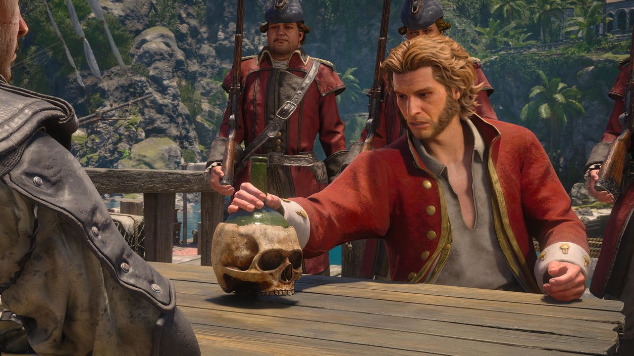 Assassin's Creed Black Flag Resynced "feet pics" barrage surprised the remake's director, but he says "that's kind of what photo mode is there for"