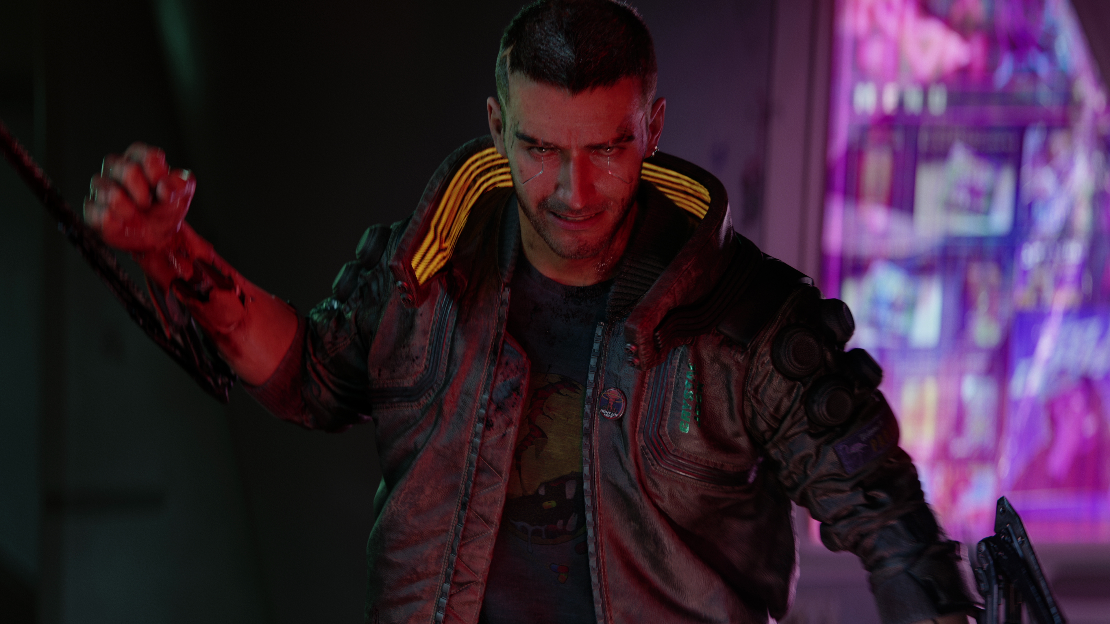 Don T Spend 400 On A Cyberpunk 2077 Jacket Cd Projekt Red Says - roblox red bomber jacket