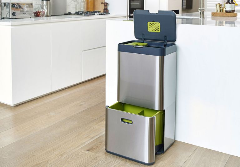 designer kitchen rubbish bins