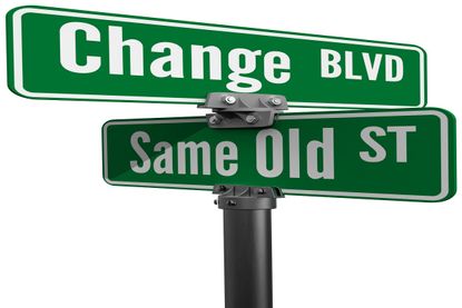 change same old sign