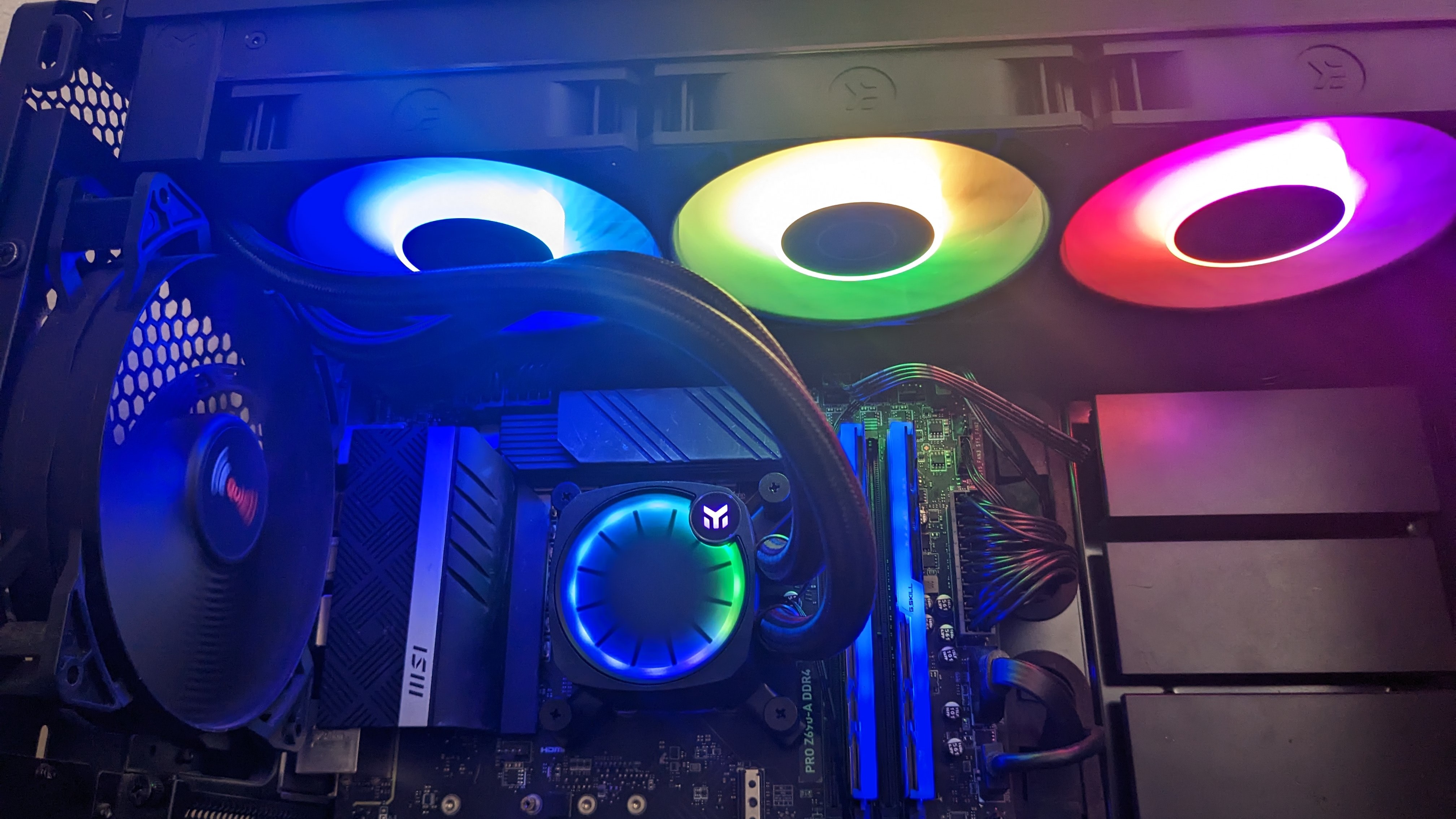 EK AIO 360 ELITE D-RGB integrated CPU water cooling radiator Fan,Integrated  water cooling