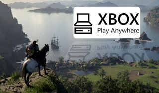 Crimson Desert with Xbox Play Anywhere logo