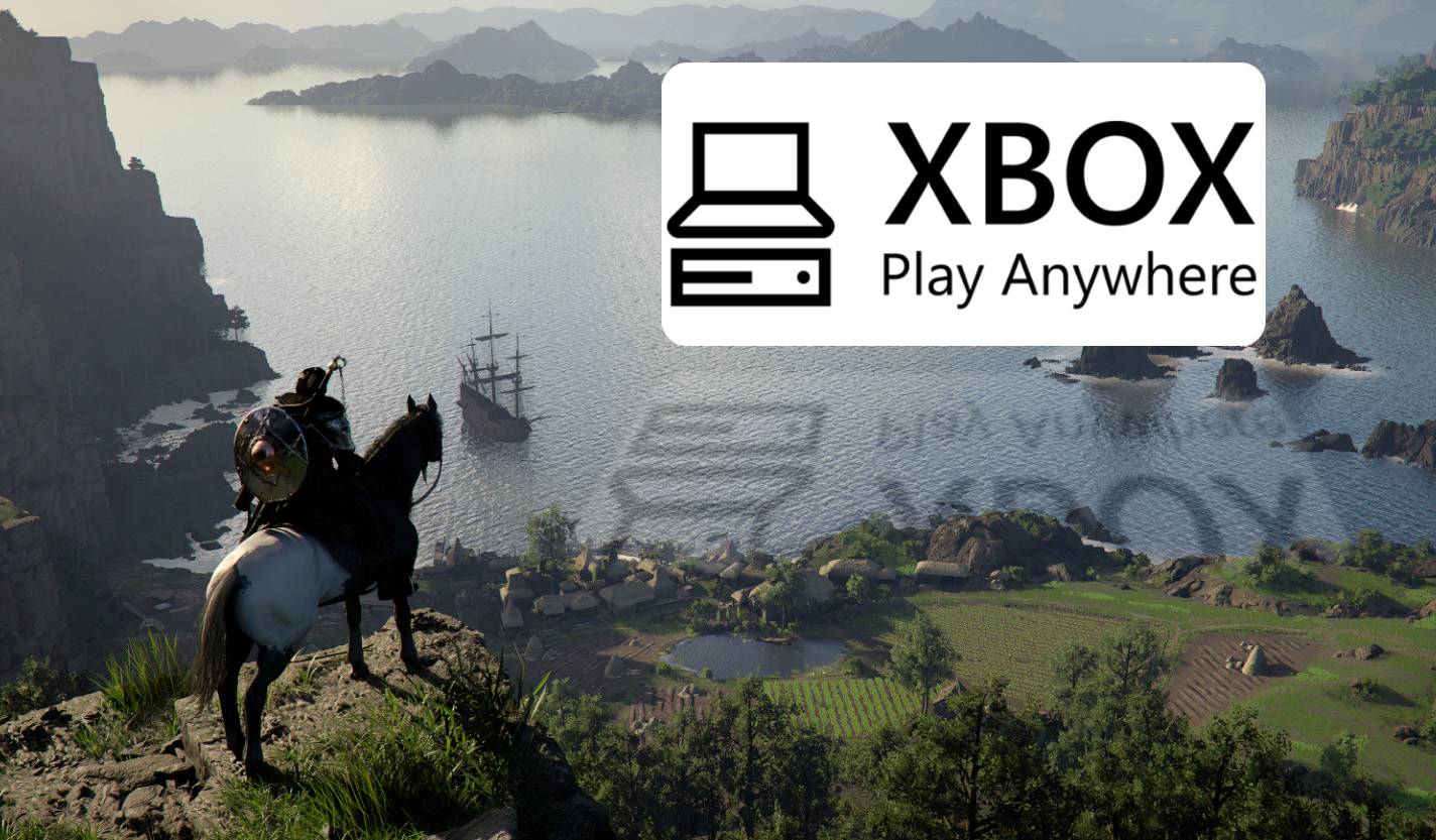 Crimson Desert with Xbox Play Anywhere logo