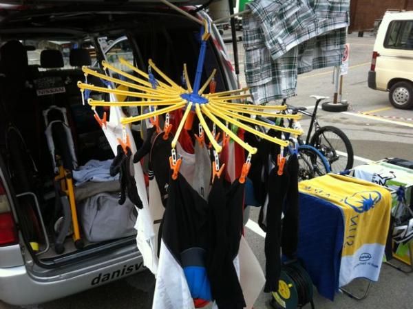 Here's one way to dry your clothes