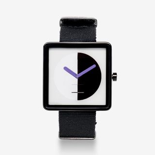 Black and white watch