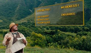 Jack Black as Professor Sheldon "Shelly" Oberon in Jumanji: Welcome to the Jungle