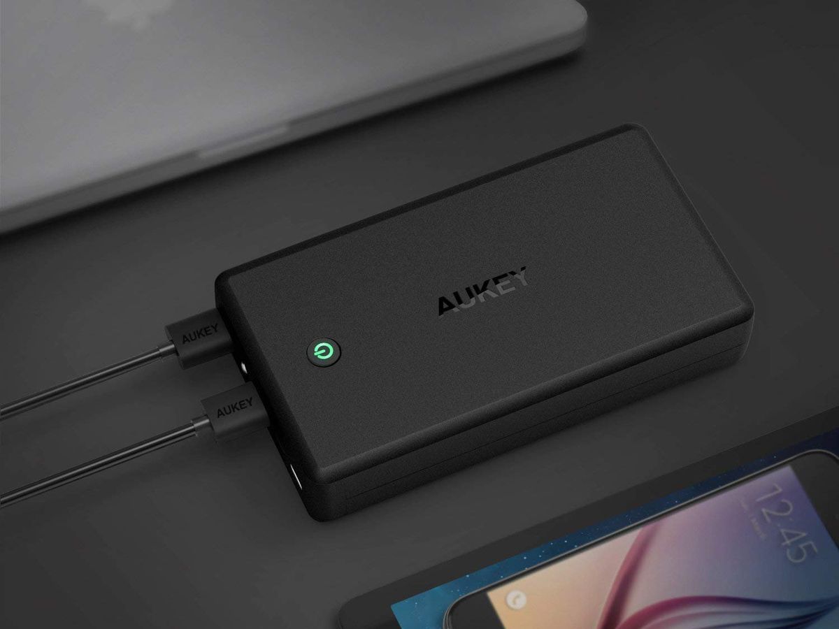 Keep your phone and Switch charged with Aukey's 30,000mAh battery ...