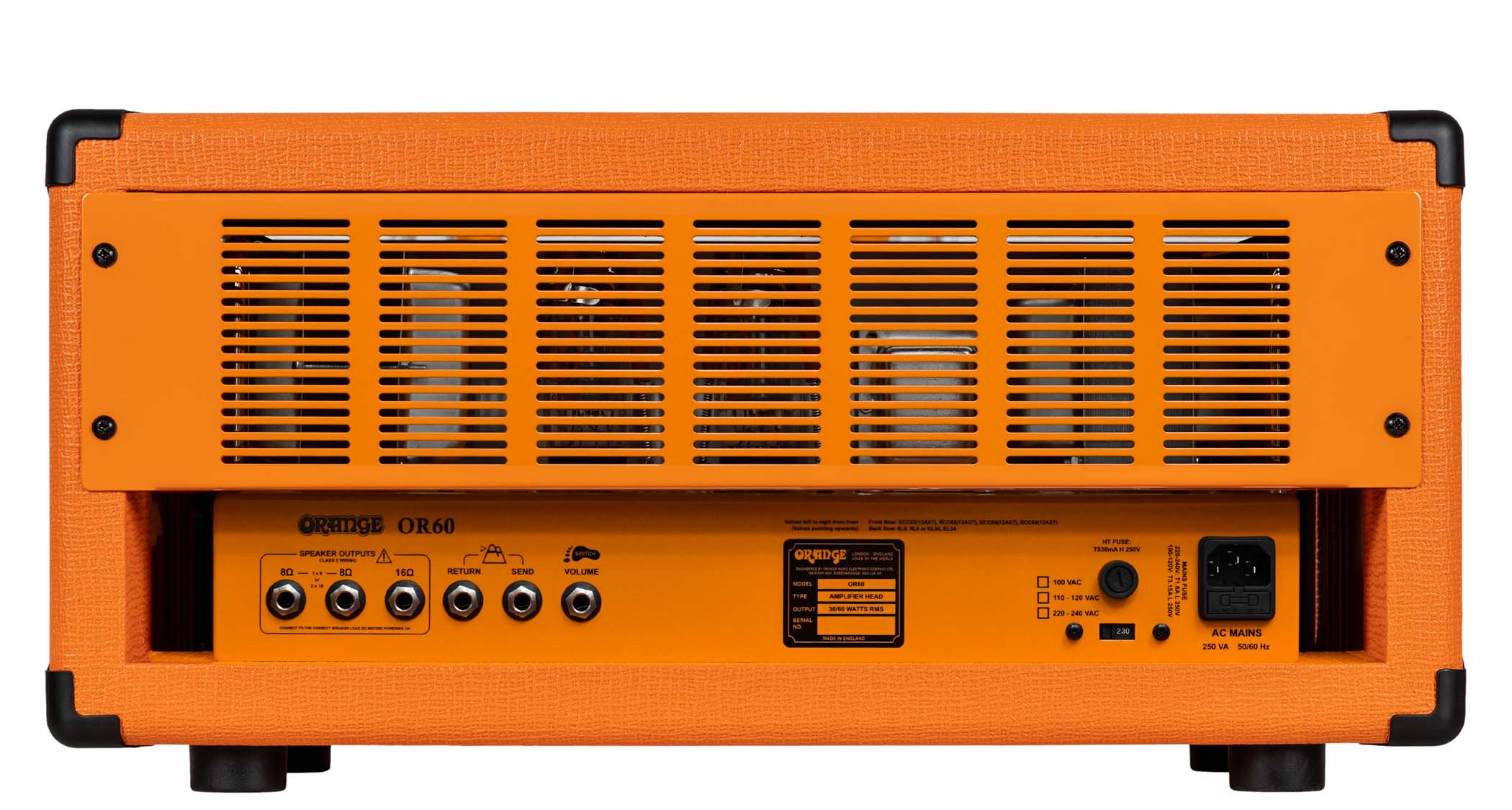 The OR60 is the new 60-watt all-tube, single-channel head from the legendary British amp brand Orange